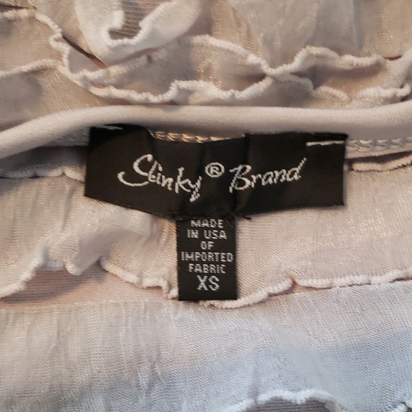 Beautiful Grey Ruffled Blouse - Picture 3 of 5